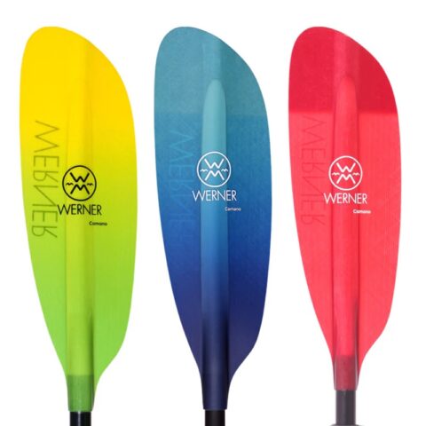 Werner Camano Straight Glass Kayak Paddle - All colours available