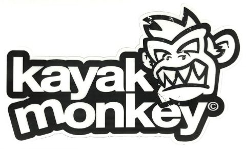 Kayak Monkey Logo Sticker from Northeast Kayaks