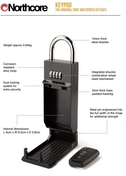 Northcore Key Pod / Key Safe from Northeast Kayaks