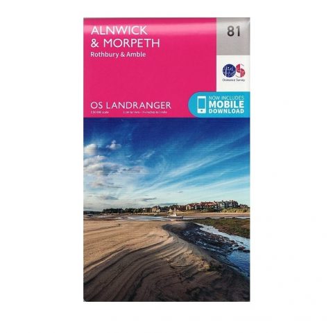 OS Landranger Map 81 - Alnwick & Morpeth